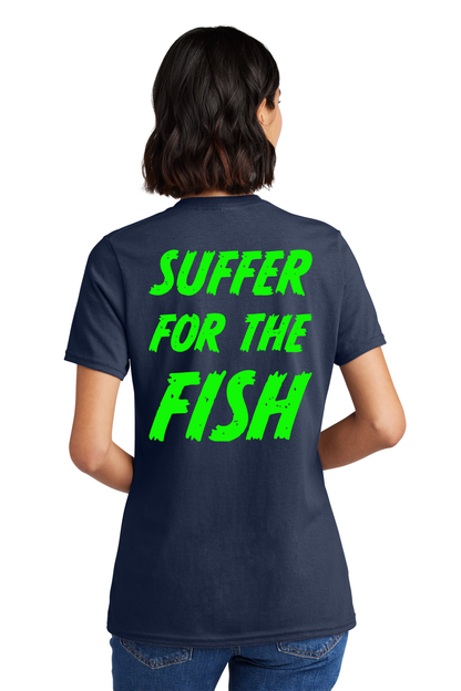 LPC54V Port & Company® Ladies Core Cotton V-Neck Tee