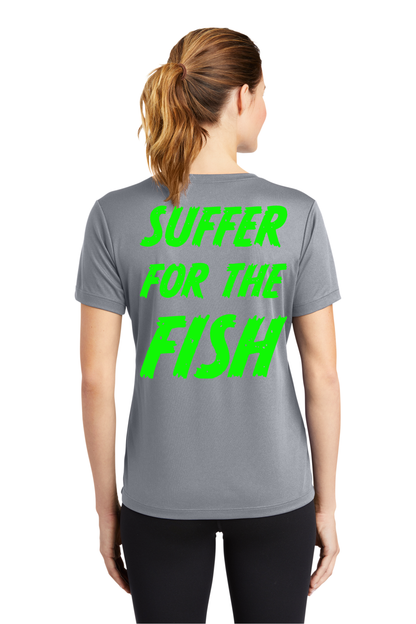 LST340 Sport-Tek® Ladies PosiCharge® RacerMesh® V-Neck Tee