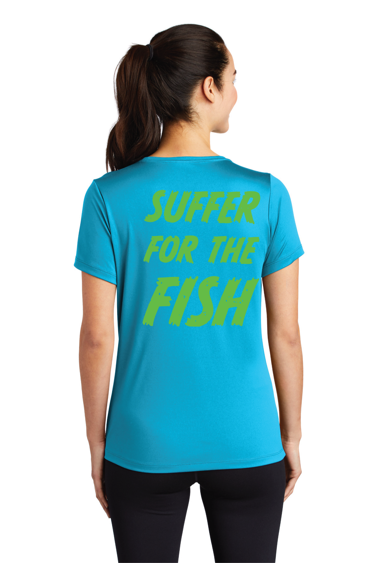 LST420 Sport-Tek ® Ladies Posi-UV ® Pro Scoop Neck Tee