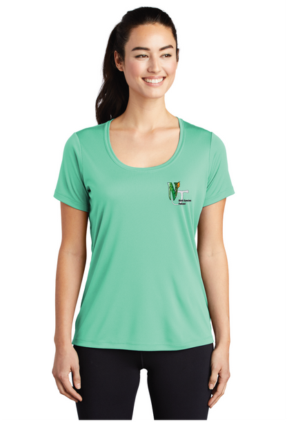 LST420 Sport-Tek ® Ladies Posi-UV ® Pro Scoop Neck Tee