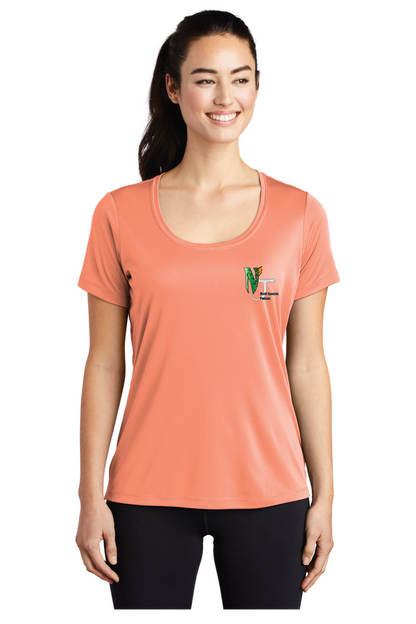 LST420 Sport-Tek ® Ladies Posi-UV ® Pro Scoop Neck Tee