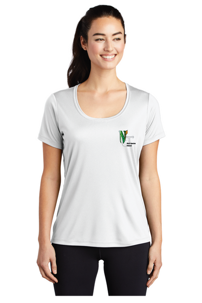 LST420 Sport-Tek ® Ladies Posi-UV ® Pro Scoop Neck Tee