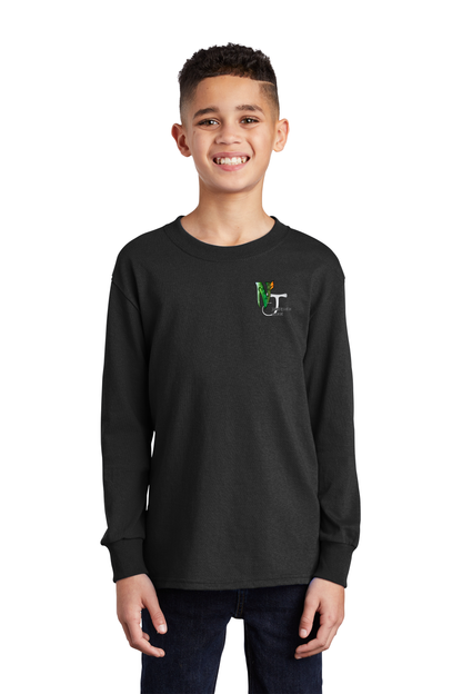PC54YLS Port & Company® Youth Long Sleeve Core Cotton Tee