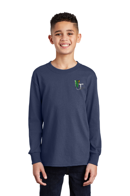 PC54YLS Port & Company® Youth Long Sleeve Core Cotton Tee