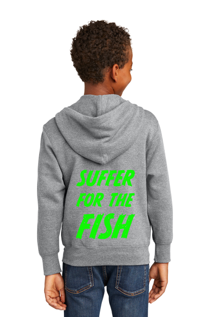 PC90YZH Port & Company® Youth Core Fleece Full-Zip Hooded Sweatshirt