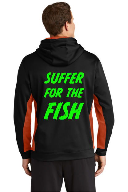 ST235 Sport-Tek® Sport-Wick® Fleece Colorblock Hooded Pullover
