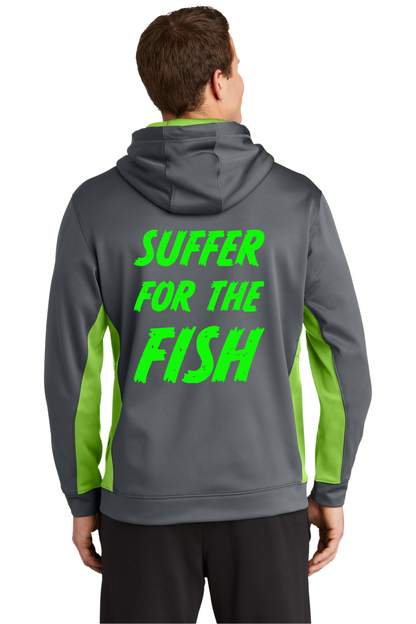 ST235 Sport-Tek® Sport-Wick® Fleece Colorblock Hooded Pullover