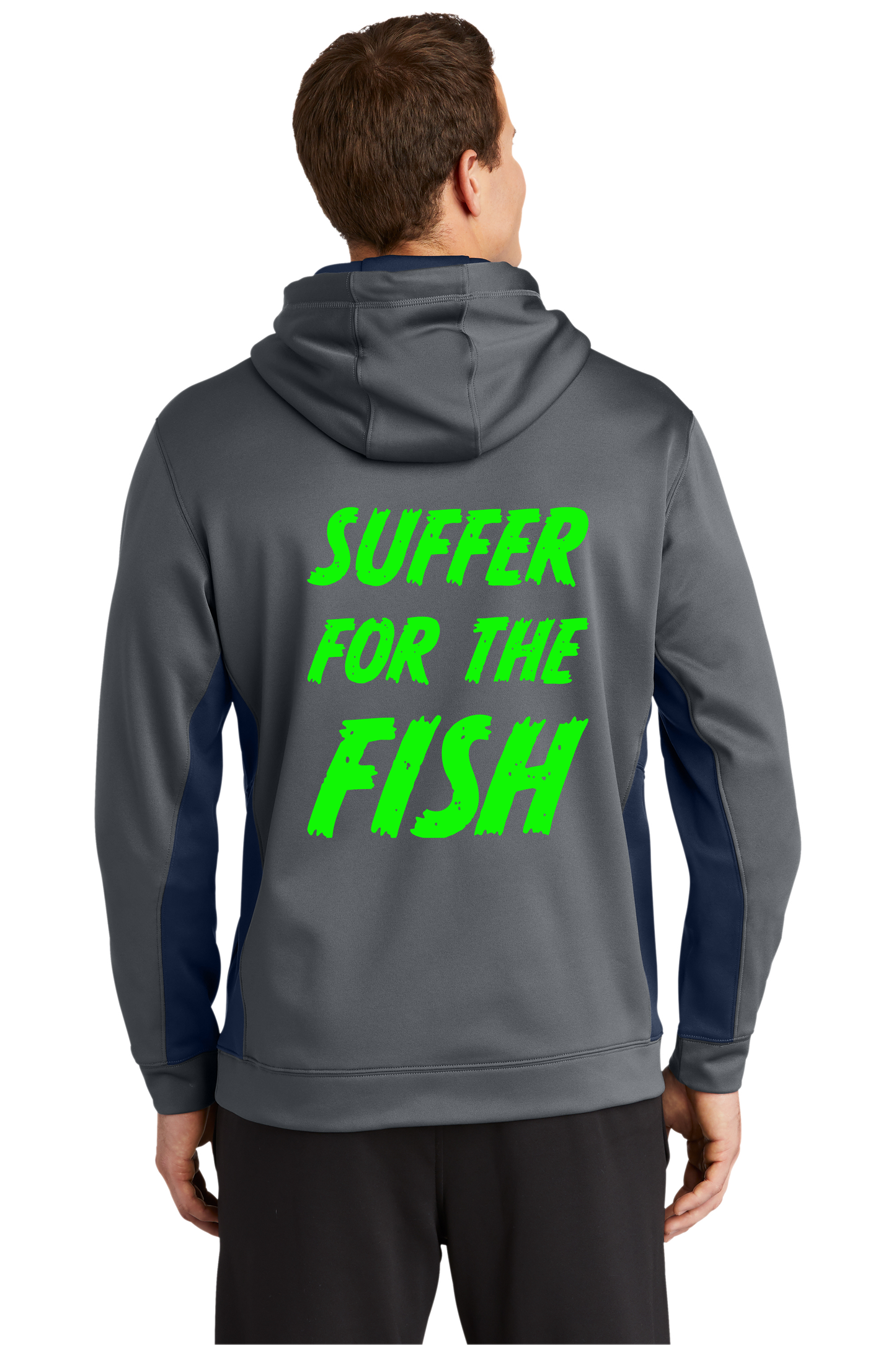 ST235 Sport-Tek® Sport-Wick® Fleece Colorblock Hooded Pullover