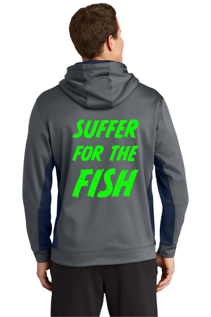 ST235 Sport-Tek® Sport-Wick® Fleece Colorblock Hooded Pullover