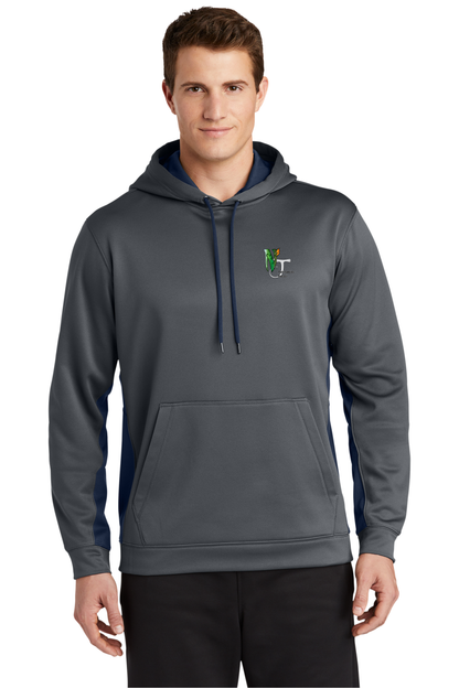 ST235 Sport-Tek® Sport-Wick® Fleece Colorblock Hooded Pullover