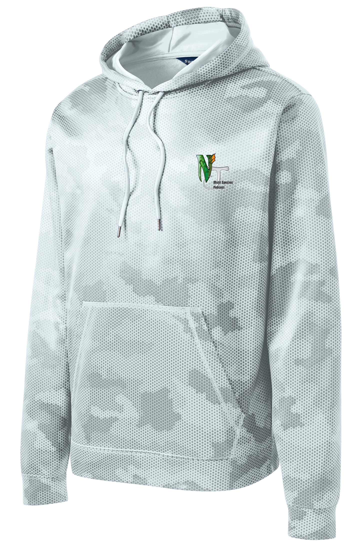 ST240 Sport-Tek® Sport-Wick® CamoHex Fleece Hooded Pullover