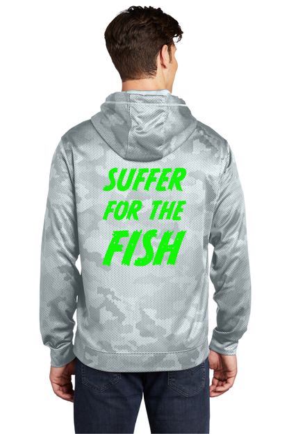 ST240 Sport-Tek® Sport-Wick® CamoHex Fleece Hooded Pullover