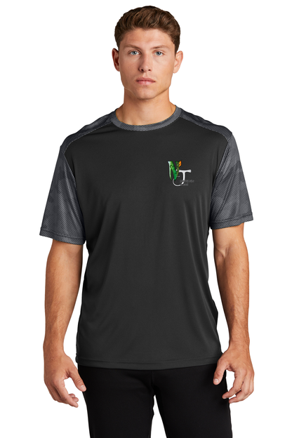 ST371 Sport-Tek® CamoHex Colorblock Tee