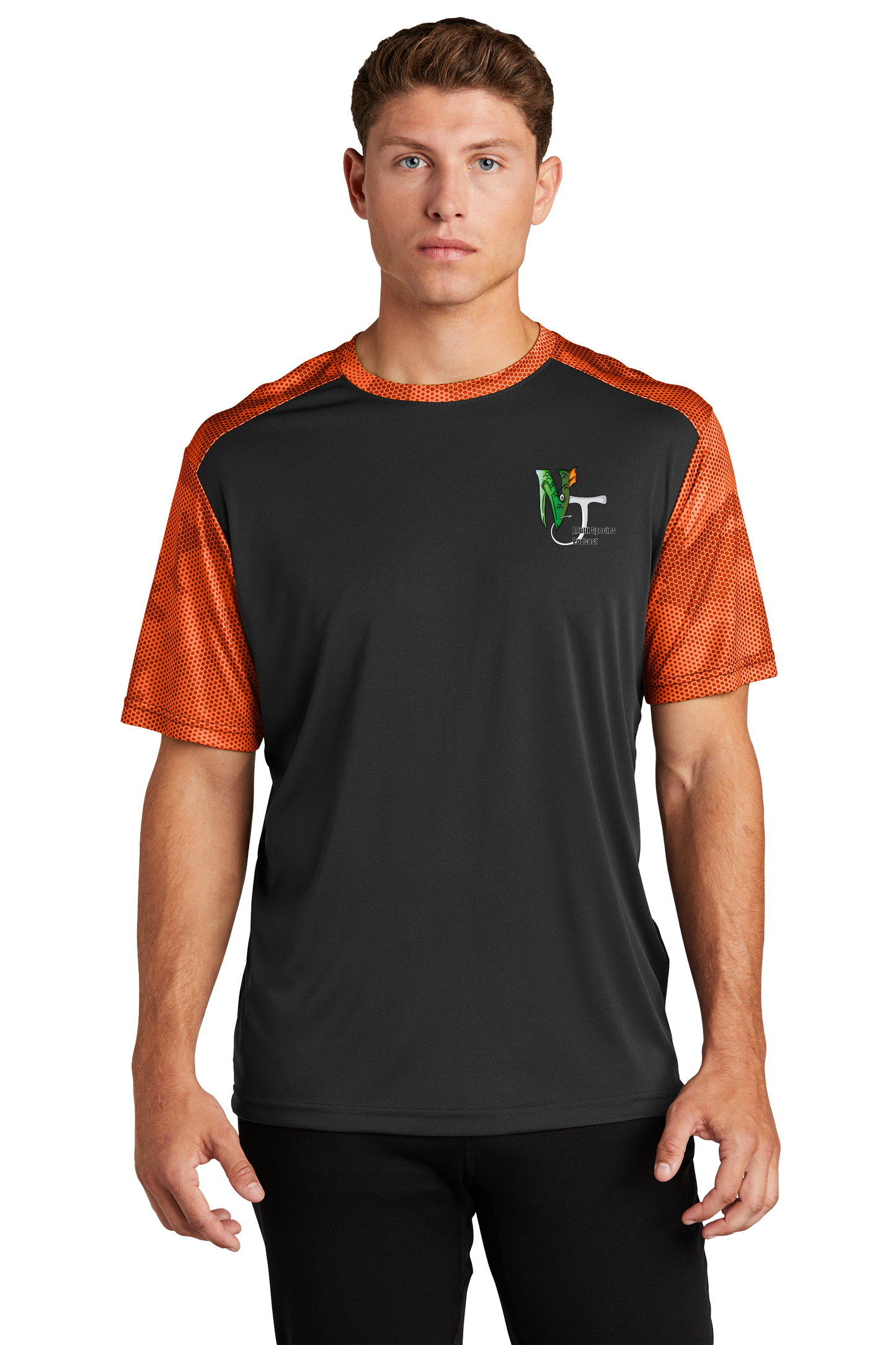 ST371 Sport-Tek® CamoHex Colorblock Tee