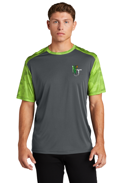 ST371 Sport-Tek® CamoHex Colorblock Tee