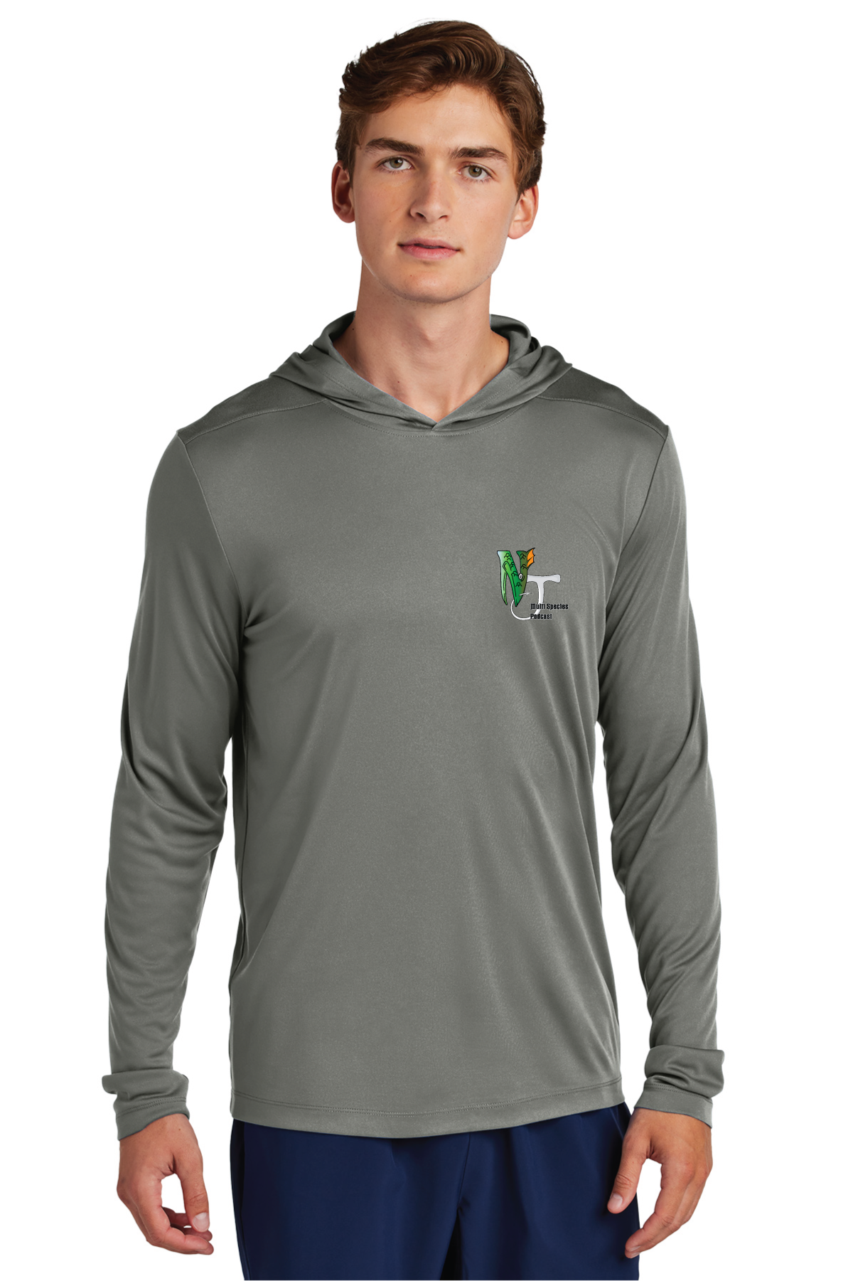 ST420LSH Sport-Tek® Posi-UV® Pro Long Sleeve Hoodie