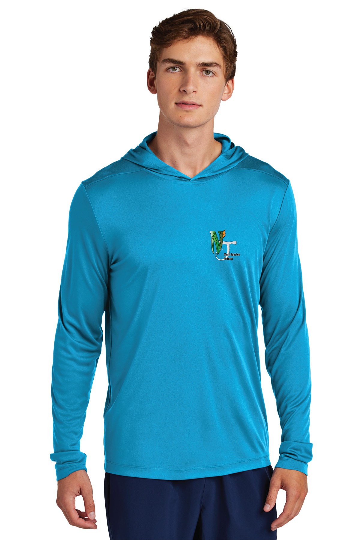 ST420LSH Sport-Tek® Posi-UV® Pro Long Sleeve Hoodie