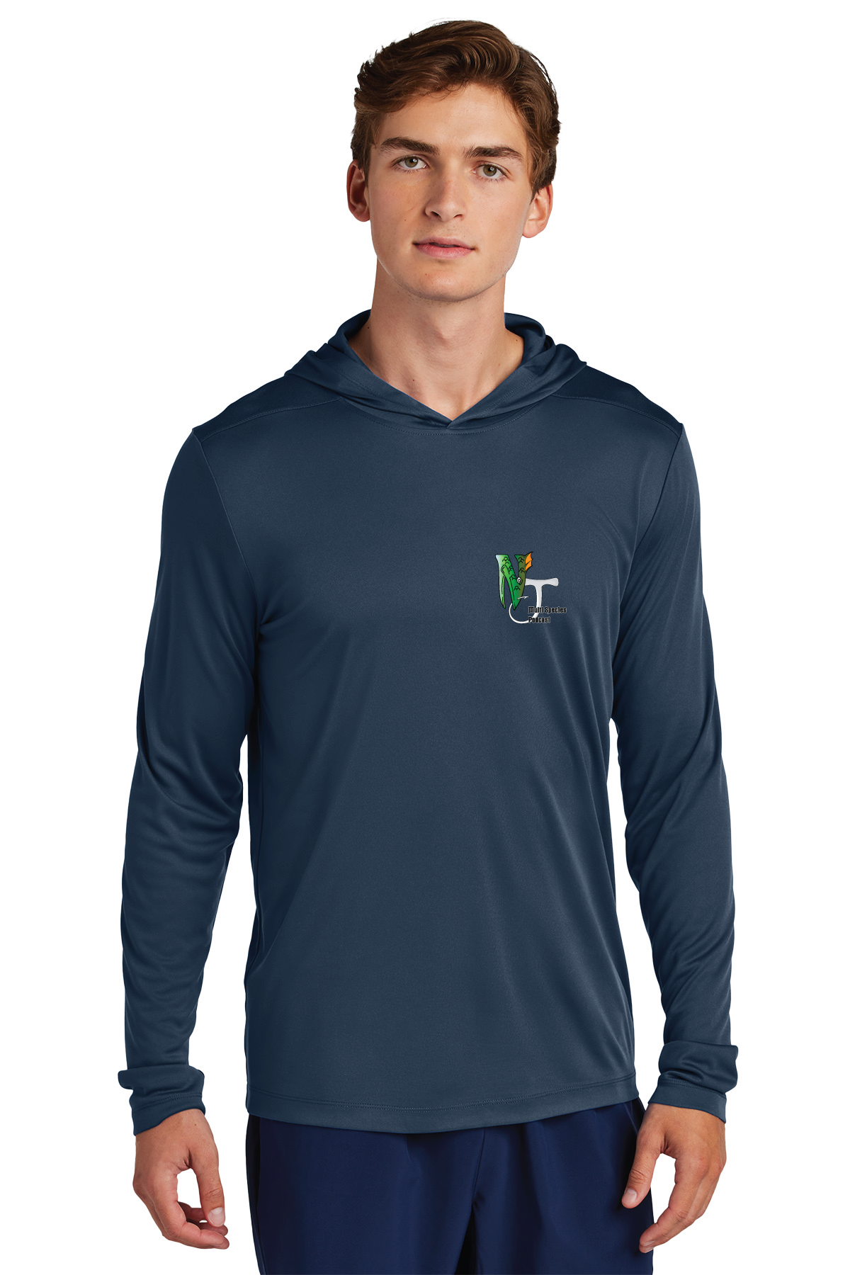 ST420LSH Sport-Tek® Posi-UV® Pro Long Sleeve Hoodie
