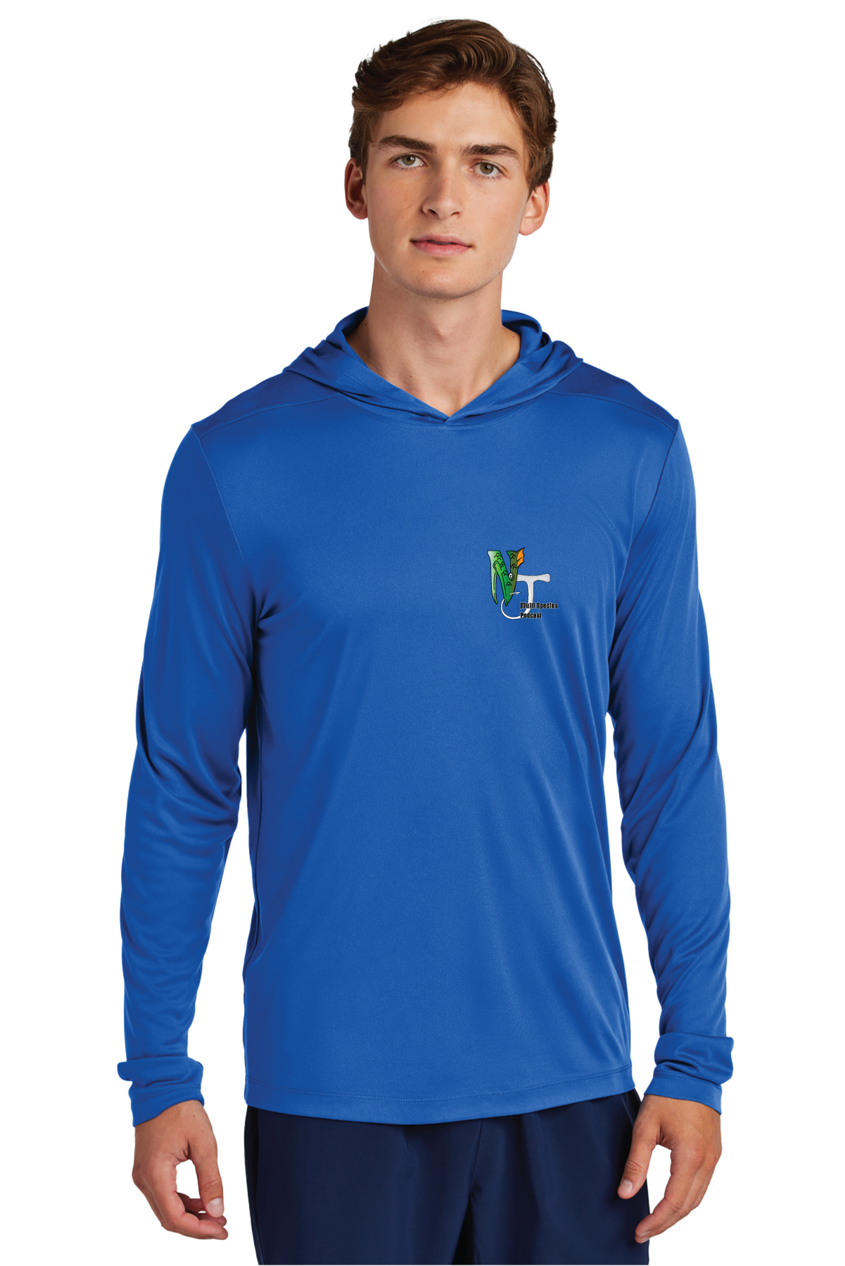 ST420LSH Sport-Tek® Posi-UV® Pro Long Sleeve Hoodie
