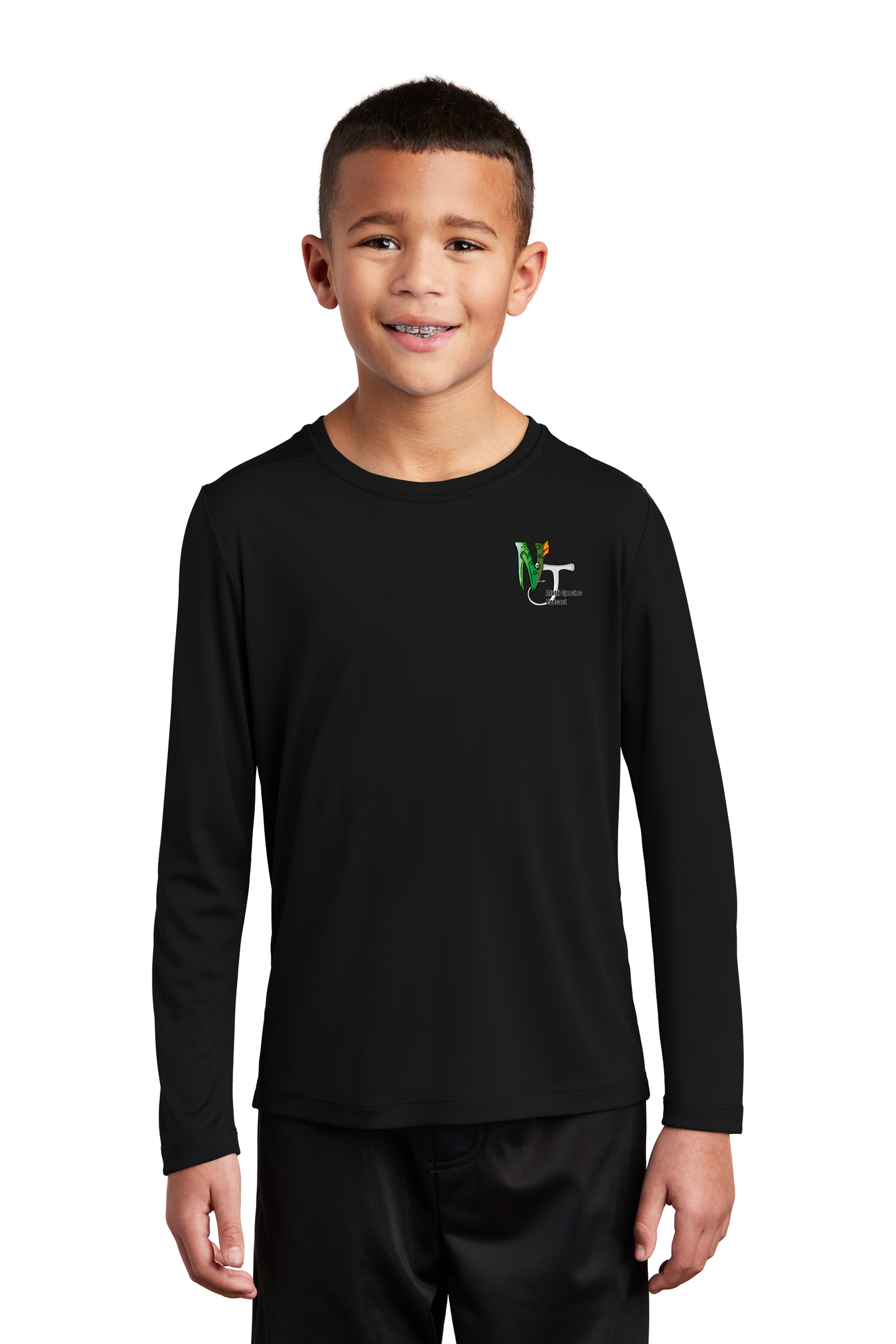 YST420LS Sport-Tek ® Youth Posi-UV ® Pro Long Sleeve Tee