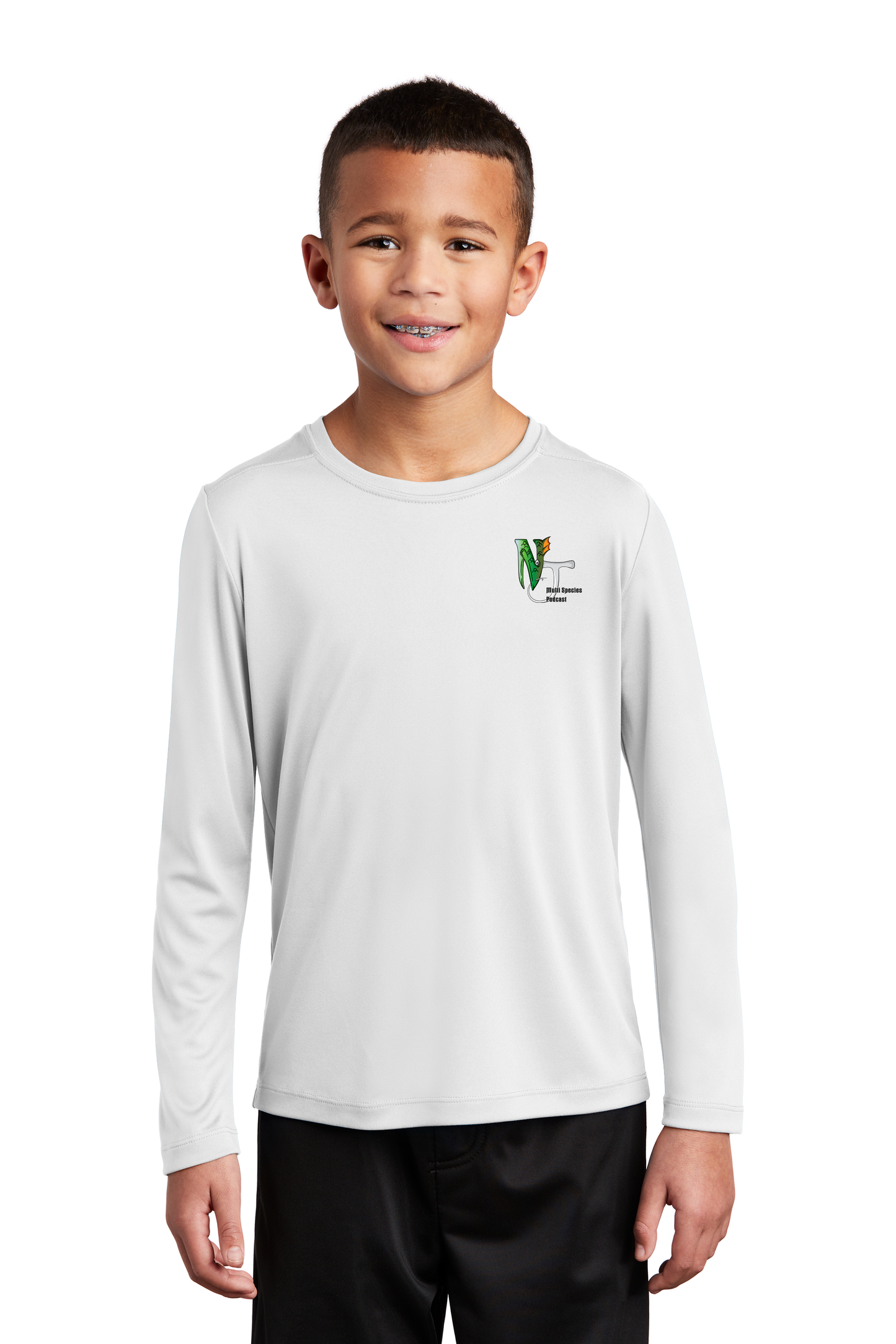 YST420LS Sport-Tek ® Youth Posi-UV ® Pro Long Sleeve Tee
